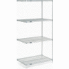 Nexel® Poly-Z-Brite® Wire Shelving Add-On 30"W x 24"D x 86"H