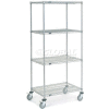 Nexelate® Wire Shelf Truck, 1200 lb. Capacity, 36"L x 24"W x 80"H