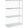 NEXEL STAINLESS STEEL WIRE SHELVING ADD-ON UNIT