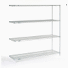 Nexel® Poly-Z-Brite® Wire Shelving Add-On 60"W x 18"D x 63"H