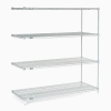 Nexel® Poly-Z-Brite® Wire Shelving Add-On 42"W x 18"D x 63"H
