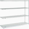 Nexel® Poly-Z-Brite® Wire Shelving Add-On 72"W x 18"D x 63"H