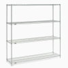 Nexel® Poly-Z-Brite® Wire Shelving Starter 72"W x 18"D x 74"H