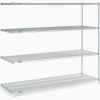 Nexel® Poly-Z-Brite® Wire Shelving Add-On 72"W x 24"D x 63"H