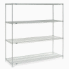 Nexel® Poly-Z-Brite® Wire Shelving Starter 54"W x 18"D x 86"H