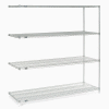 Nexel® Poly-Z-Brite® Wire Shelving Add-On 54"W x 21"D x 74"H