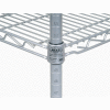 Nexel® Utility Cart w/3 Shelves & Poly Brake Casters, 1200 lb. Cap, 36"L x 24"W x 39"H