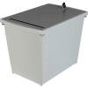 HSM® Personal Document Container - 9-Gallon Capacity - Gray