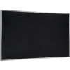 Global Industrial™ Recycled Rubber Bulletin Board, 48"W x 36"H, Black