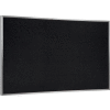 Global Industrial Recycled Rubber Bulletin Board, 48"W x 36"H, Black