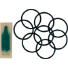 Milton S-1163-7 Modular O Ring Kit 9 Pieces Includes 8 O Rings and 1 Grease Packet
