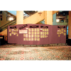 Screenflex Portable Room Divider 11 Panel, 8'H x 20'5"L, Vinyl Color: Gray