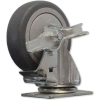 Snap-Loc™ Caster for Snap-Loc Dolly SLAC4SB -  Swivel Brake 4" Casters