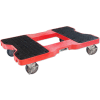 Snap-Loc® SL1500D4R Dolly Red 1500 Lb. Cap., Steel Frame, Strap Option, 4" Casters