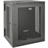 Tripp Lite 15U SmartRack Switch-Depth Wall-Mount Rack Enclosure Cabinet, Hinged Back