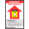 SpotSee TiltWatch® Companion Labels, 8-1/2" x 5-1/2", Yellow/Black, 200/Box