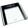 Escali USTT200 Digital Bathroom Scale w/ Extra Large Display, 440lb x 0.2lb/200kg x 0.1kg, Clear