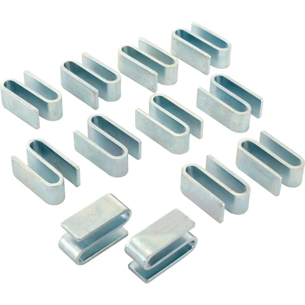 A collection of metal clips