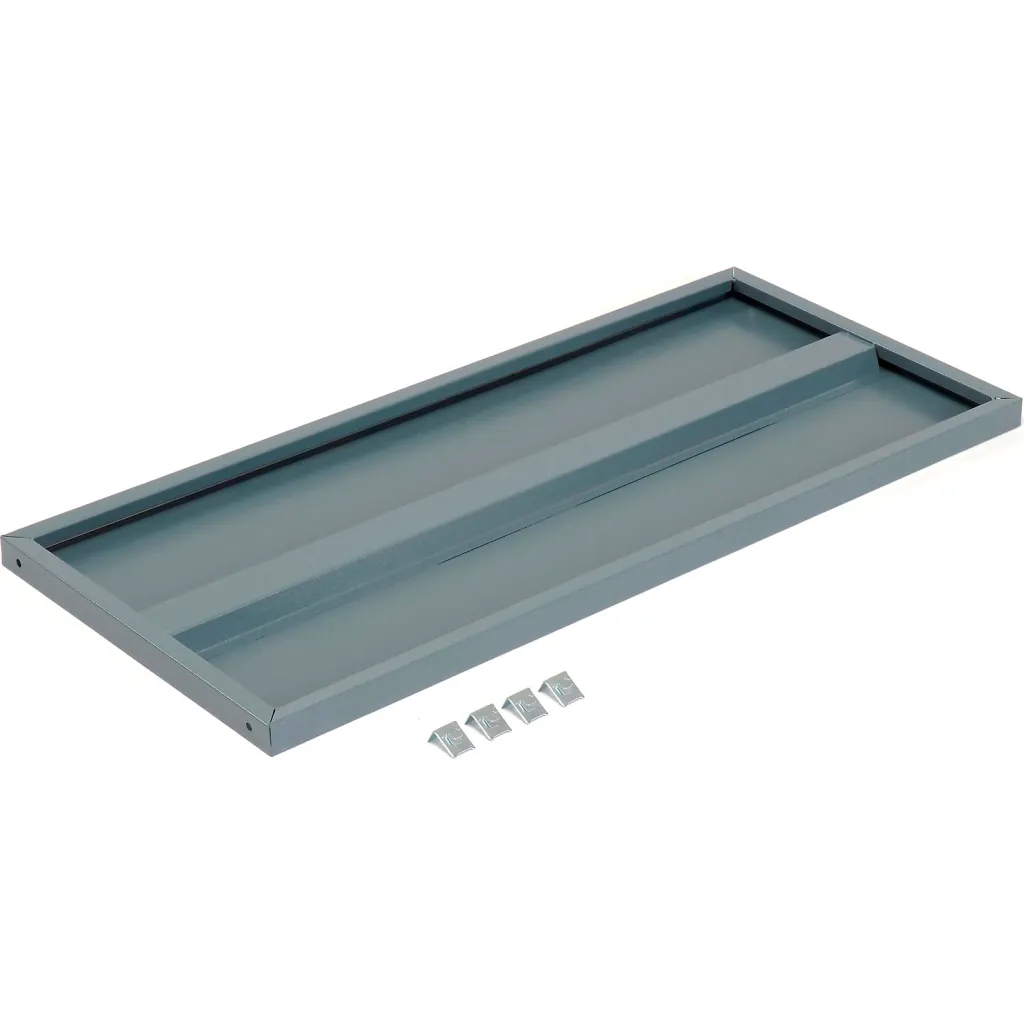 Slide tray with hardware