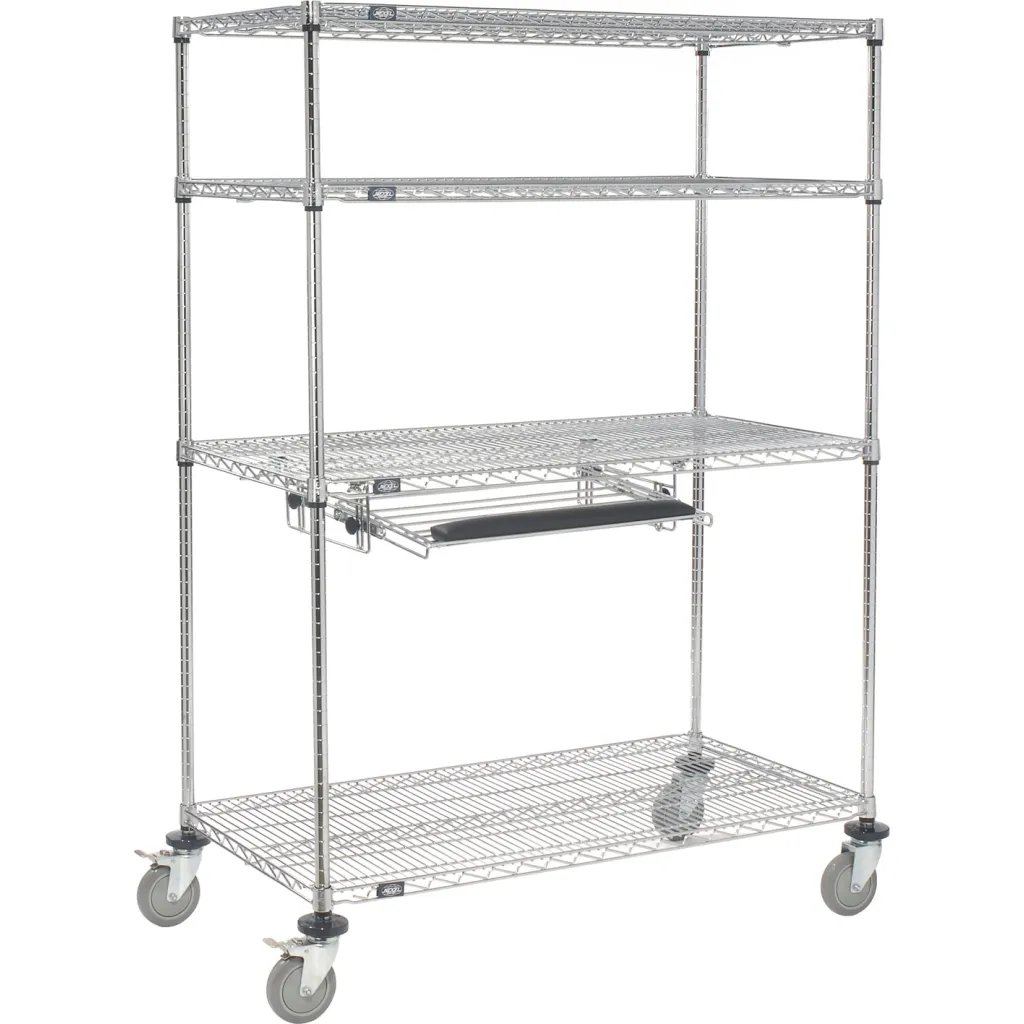 an empty shelving unit