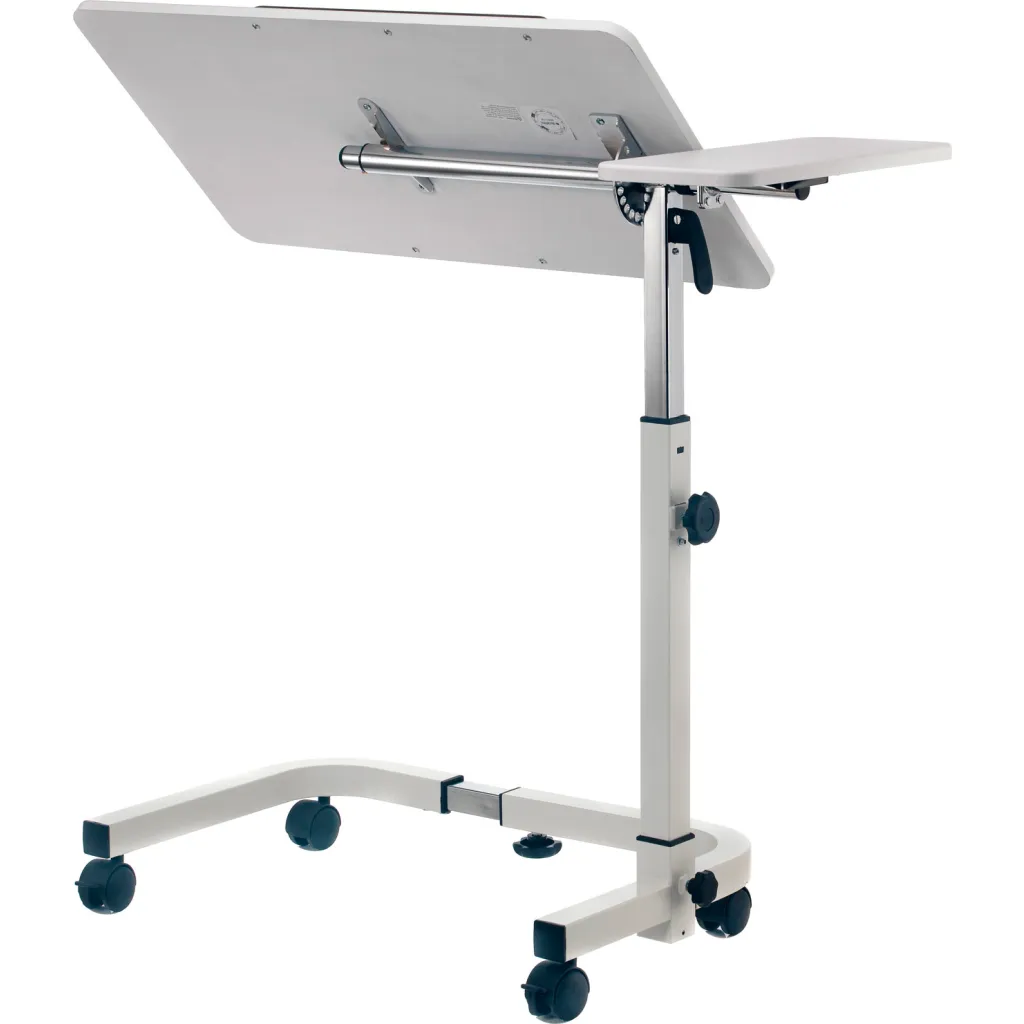 Adjustable laptop stand with tilted surface