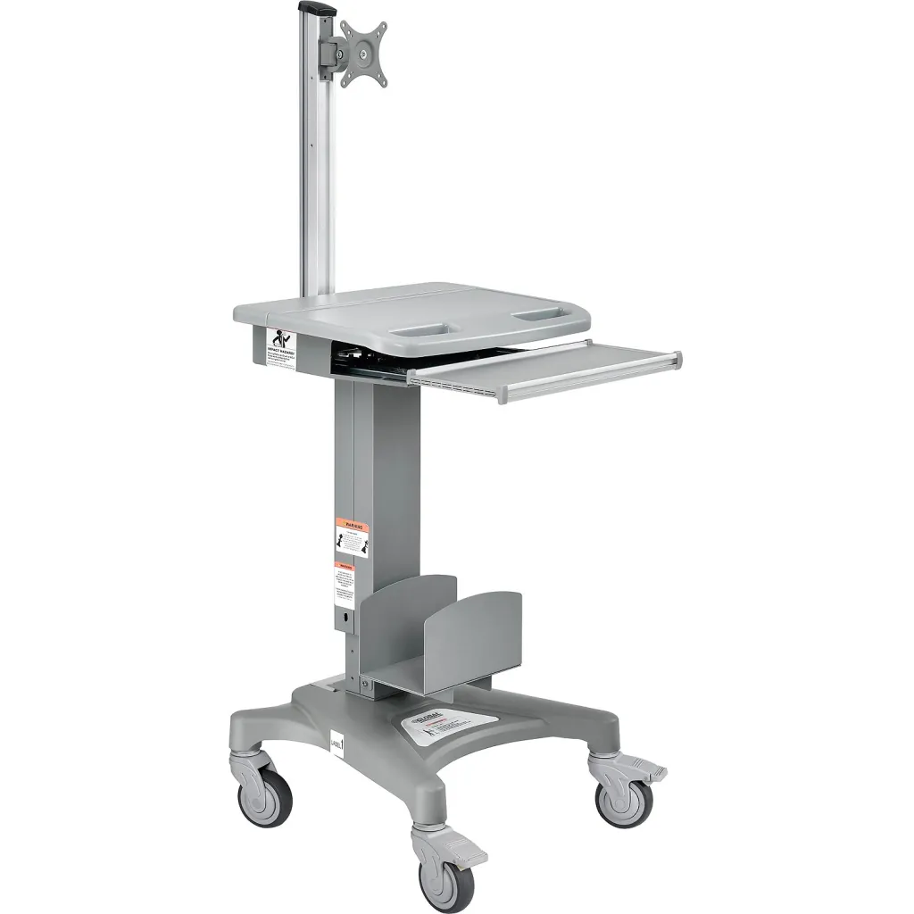 Medical cart without monitor