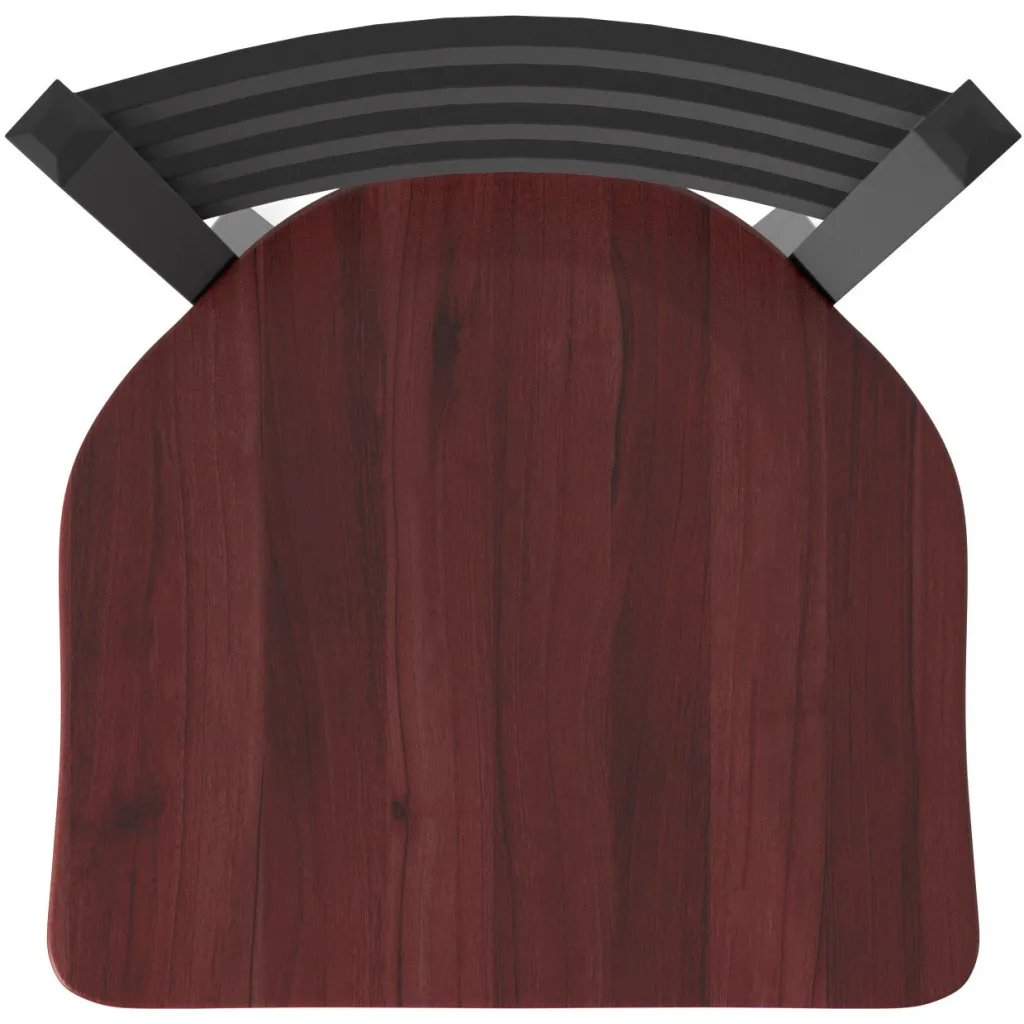 Close-up of bar stool seat