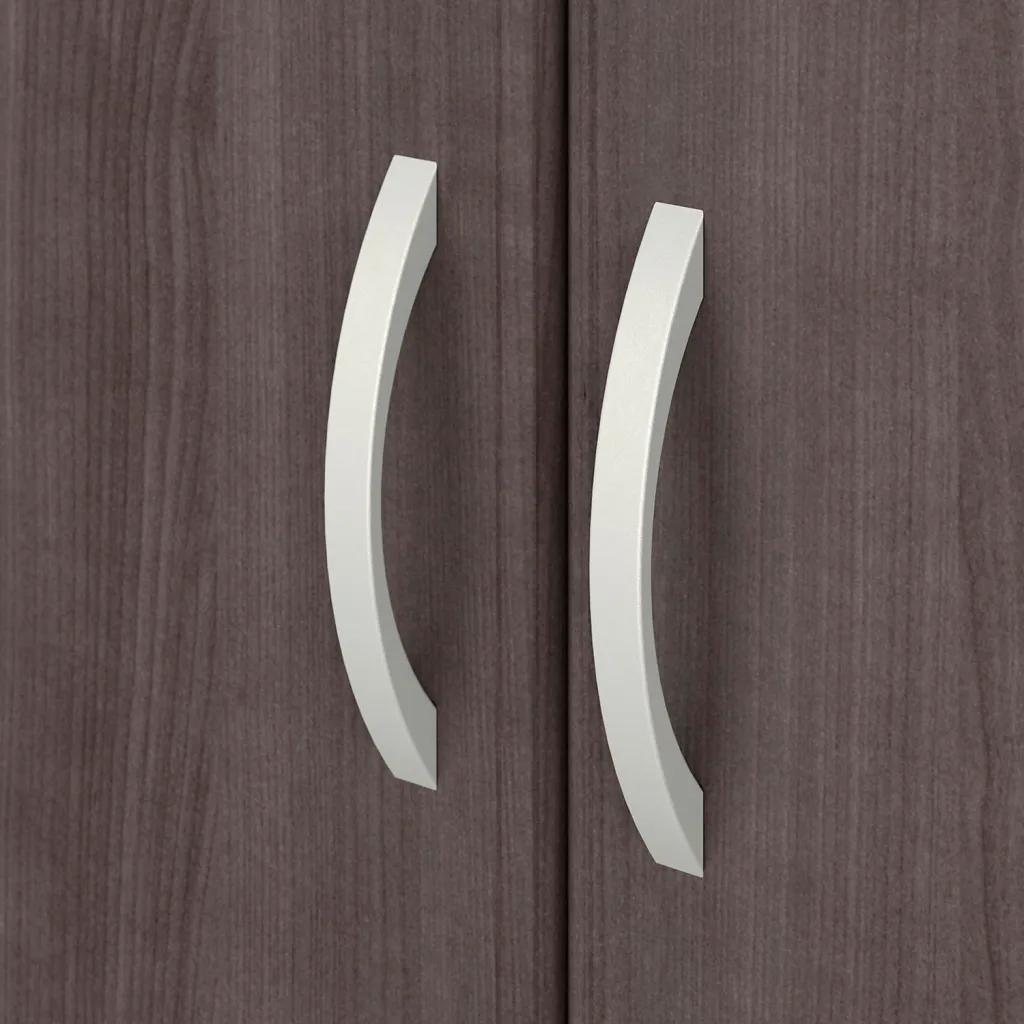 Close-up of cabinet handles