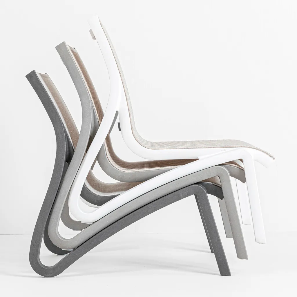 Stack of colorful chairs