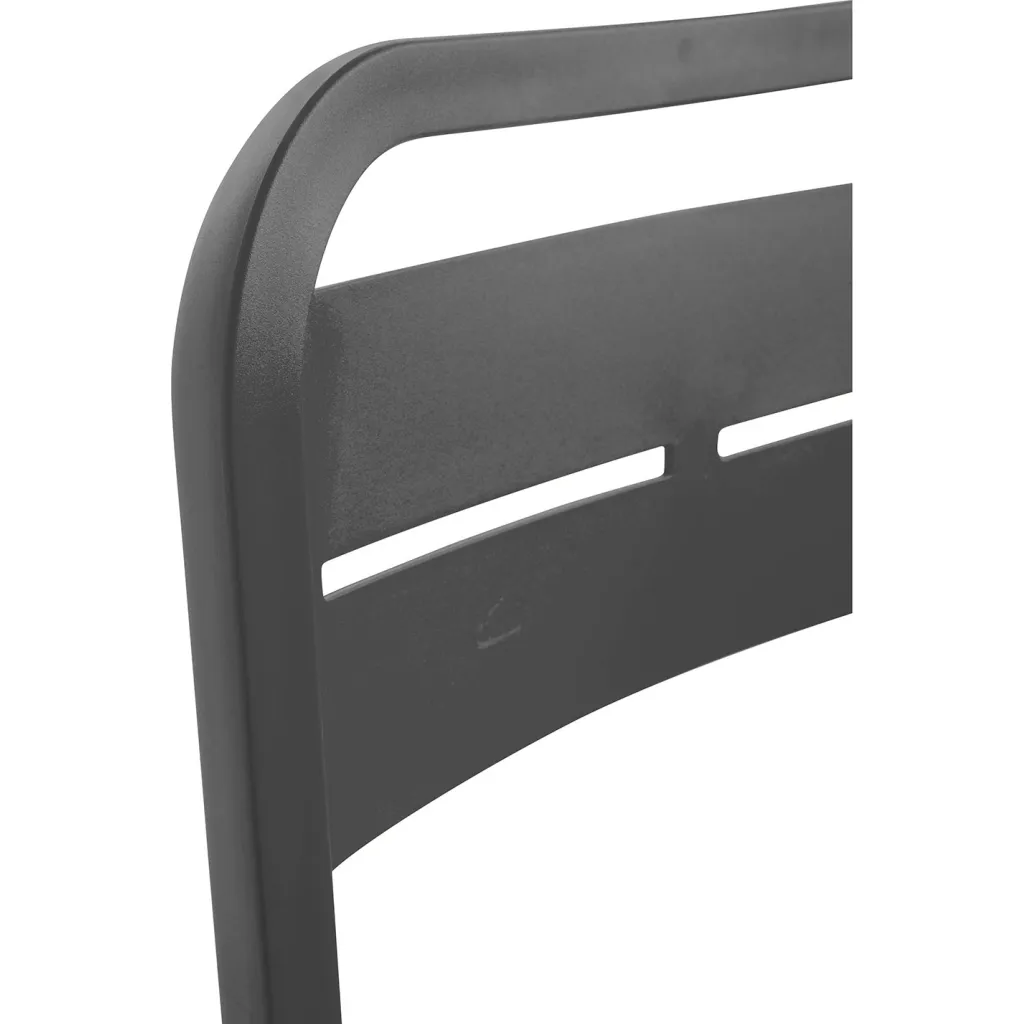 Close-up of the chair's backrest