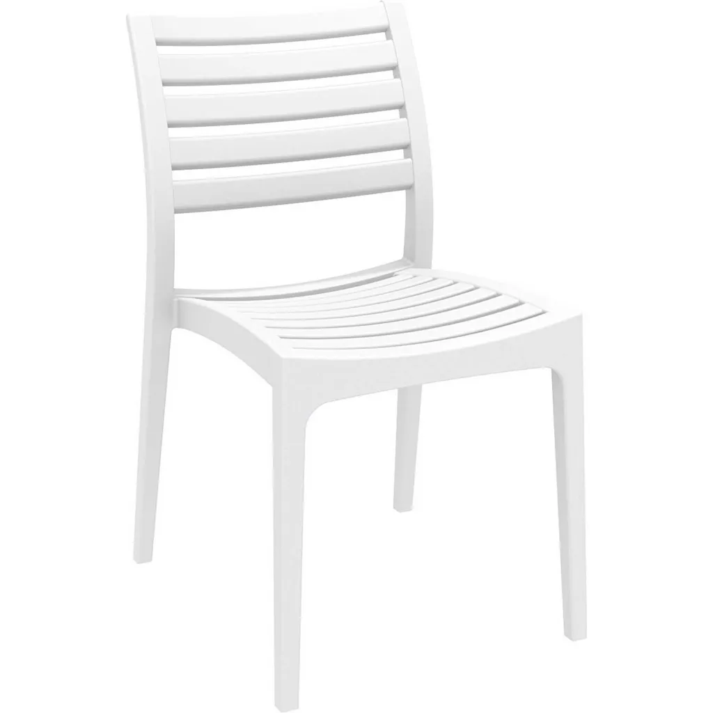 White outdoor chair
