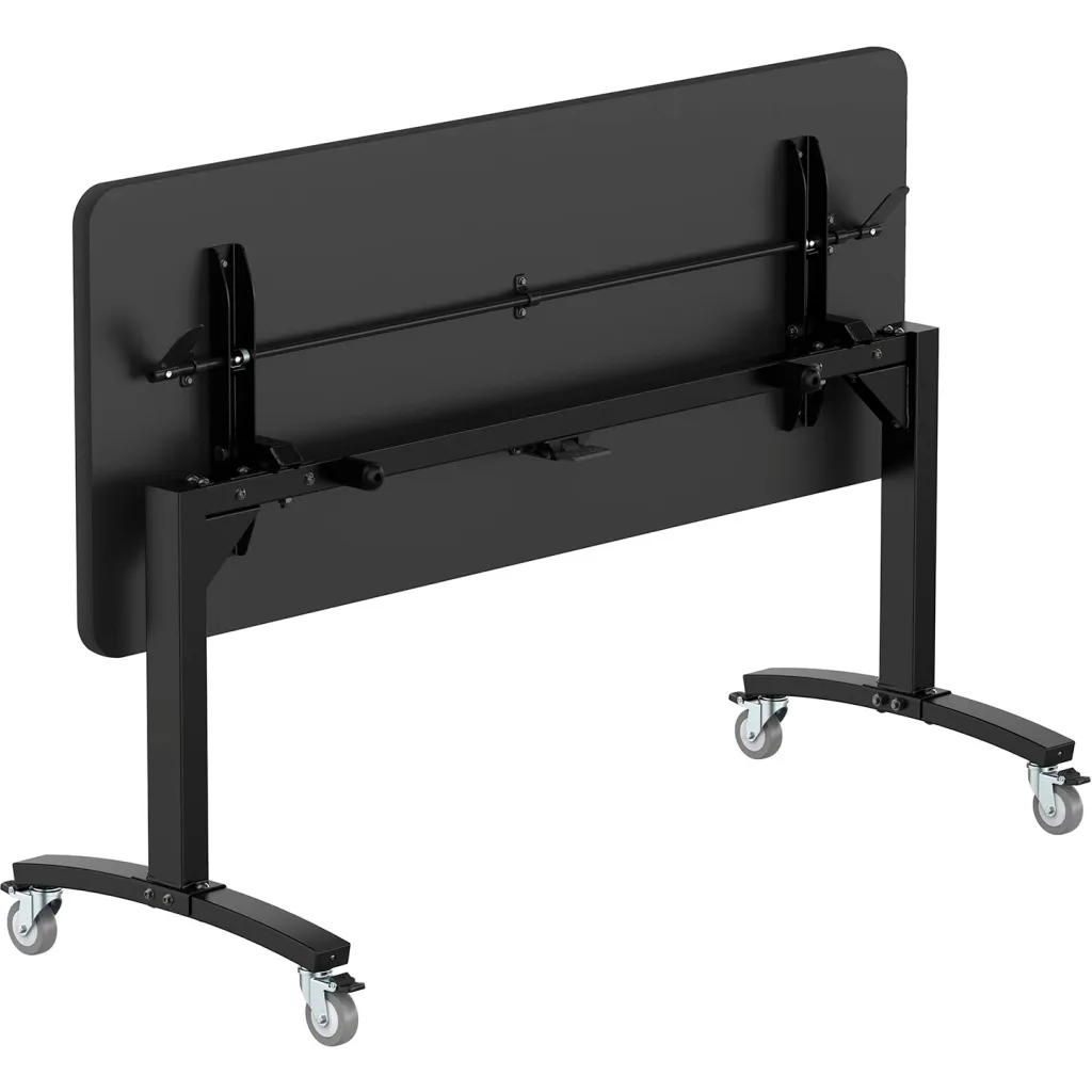 Black side panel for sit-stand desk