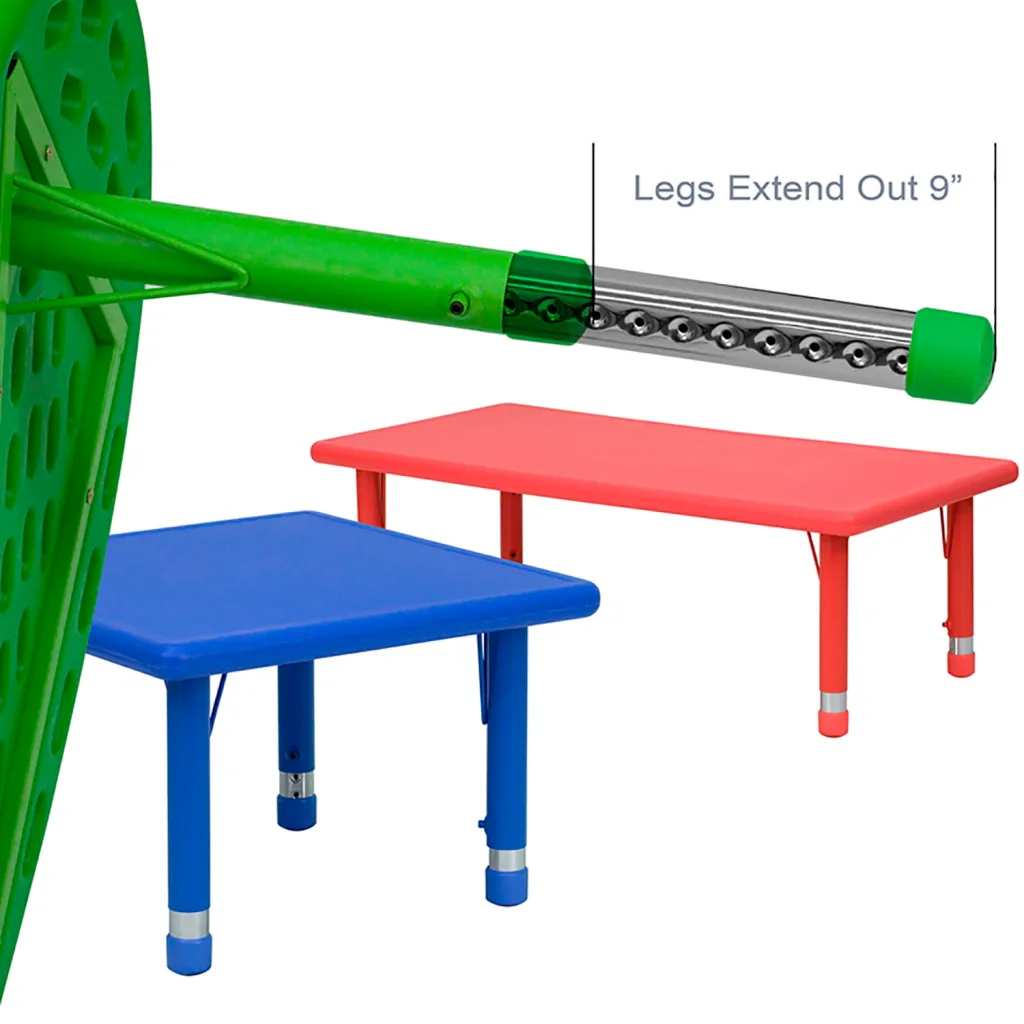 Folding table legs and extension detail