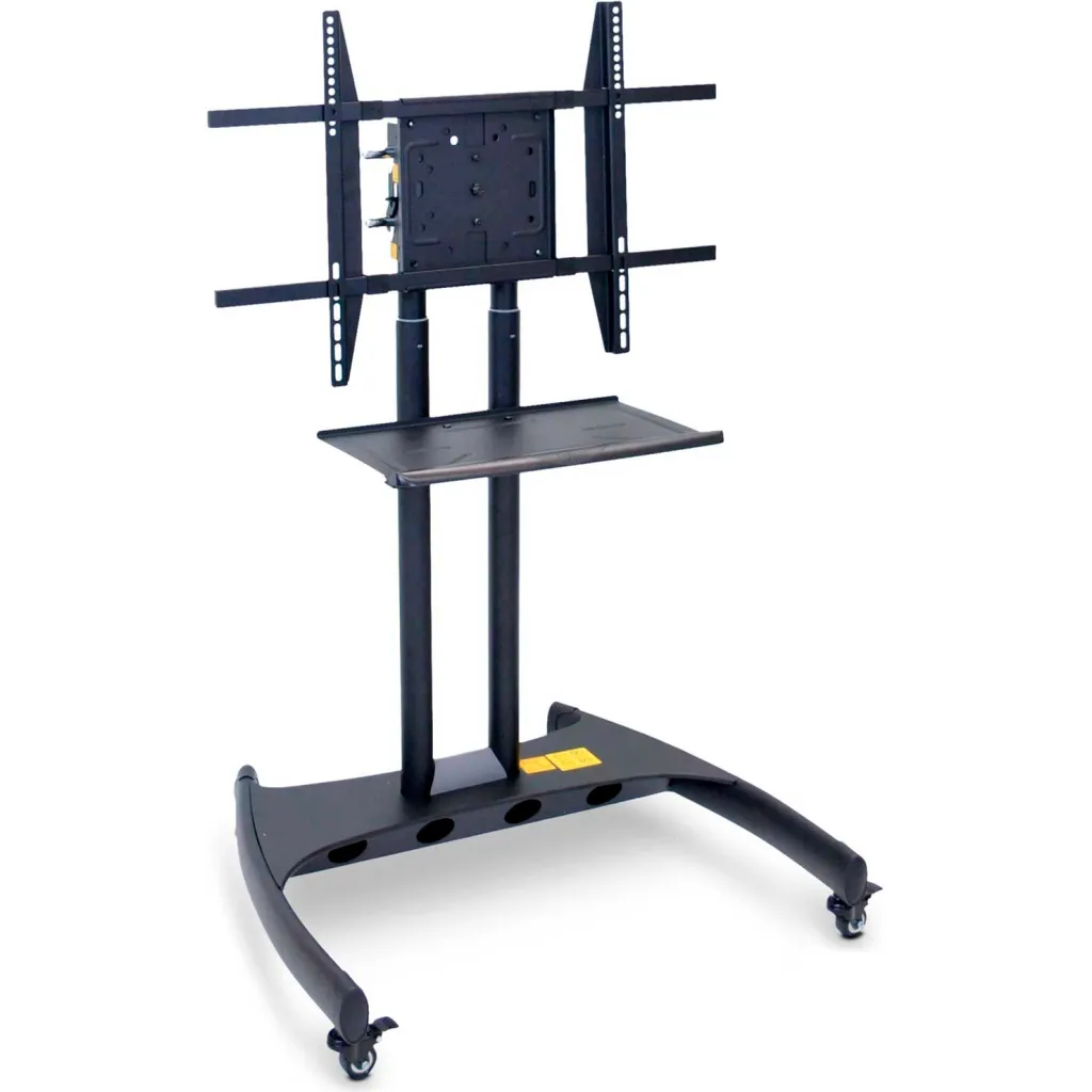 TV stand with a shelf from a different angle