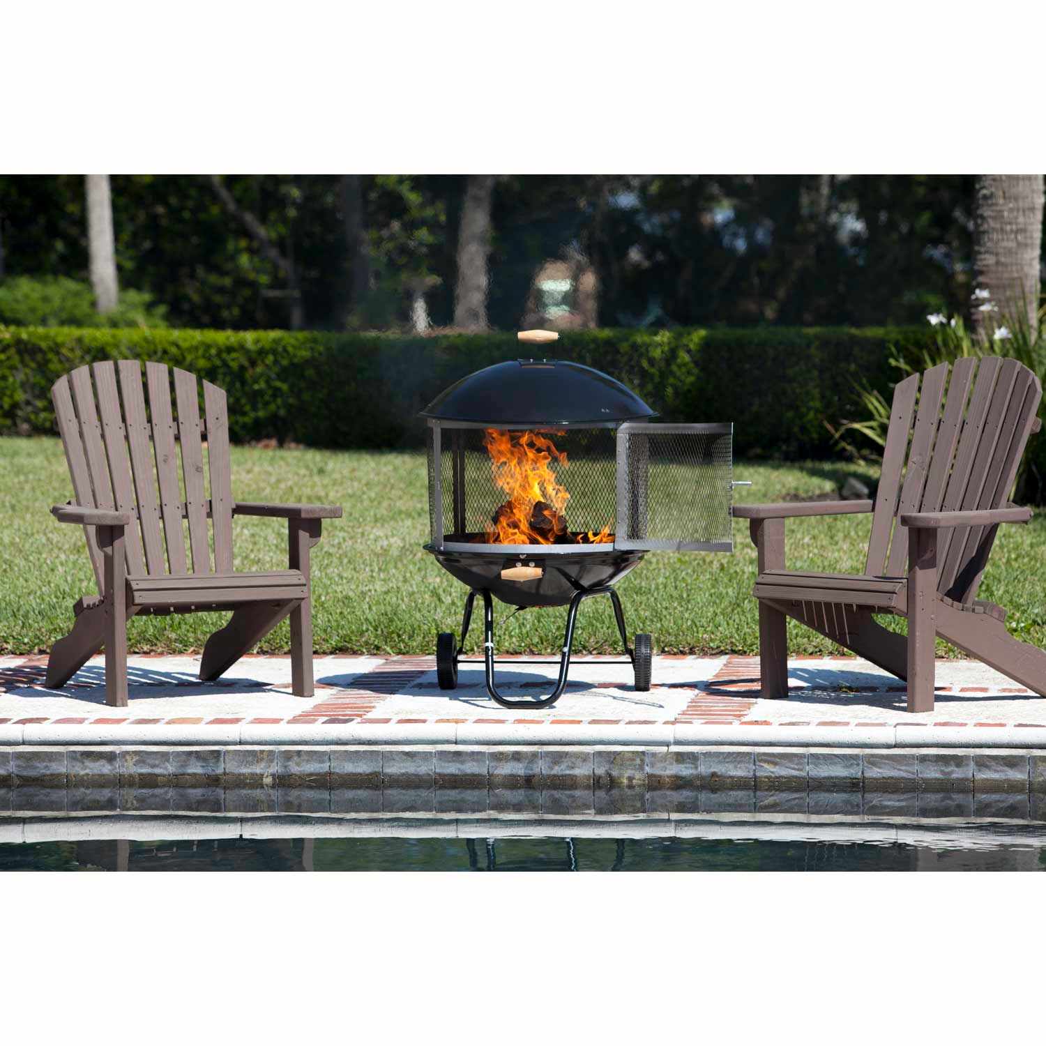 fire sense 28 bon fire patio fireplace