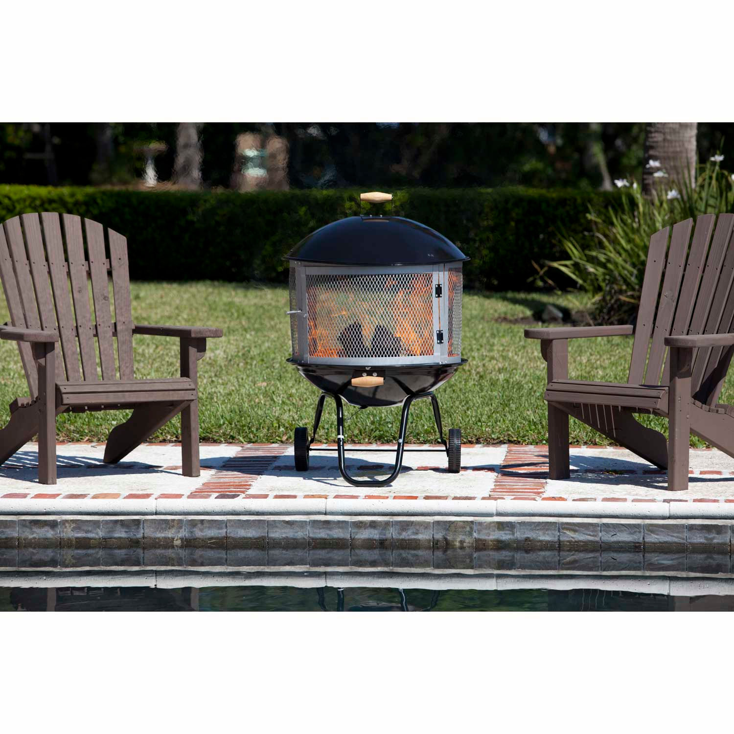 fire sense 28 bon fire patio fireplace