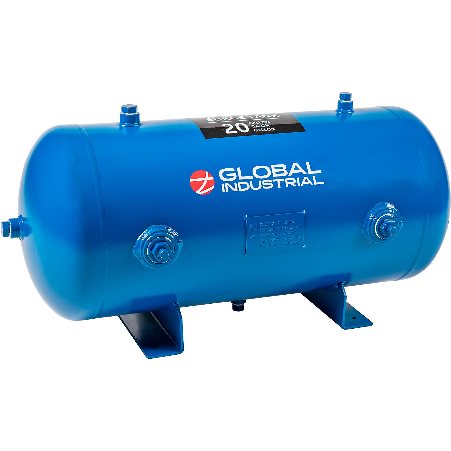 175 Trank Code Global Industrial Air Receiver Surge Tank 20 Gallon 175 PSI | ONE ...