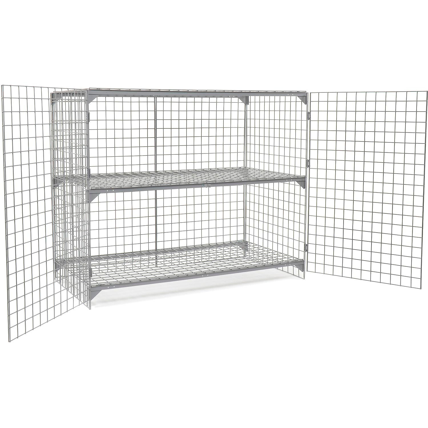 Lockers Ventilated Wire Mesh Security Cage Ventilated Locker 72