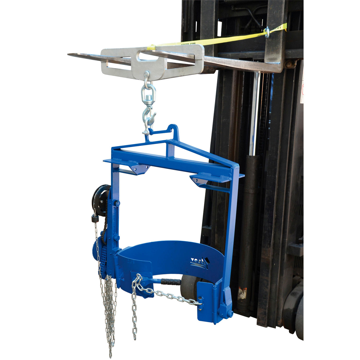 Drum & Barrel Lifters & Grabs Vestil Adjustable Tilt Drum Dumper