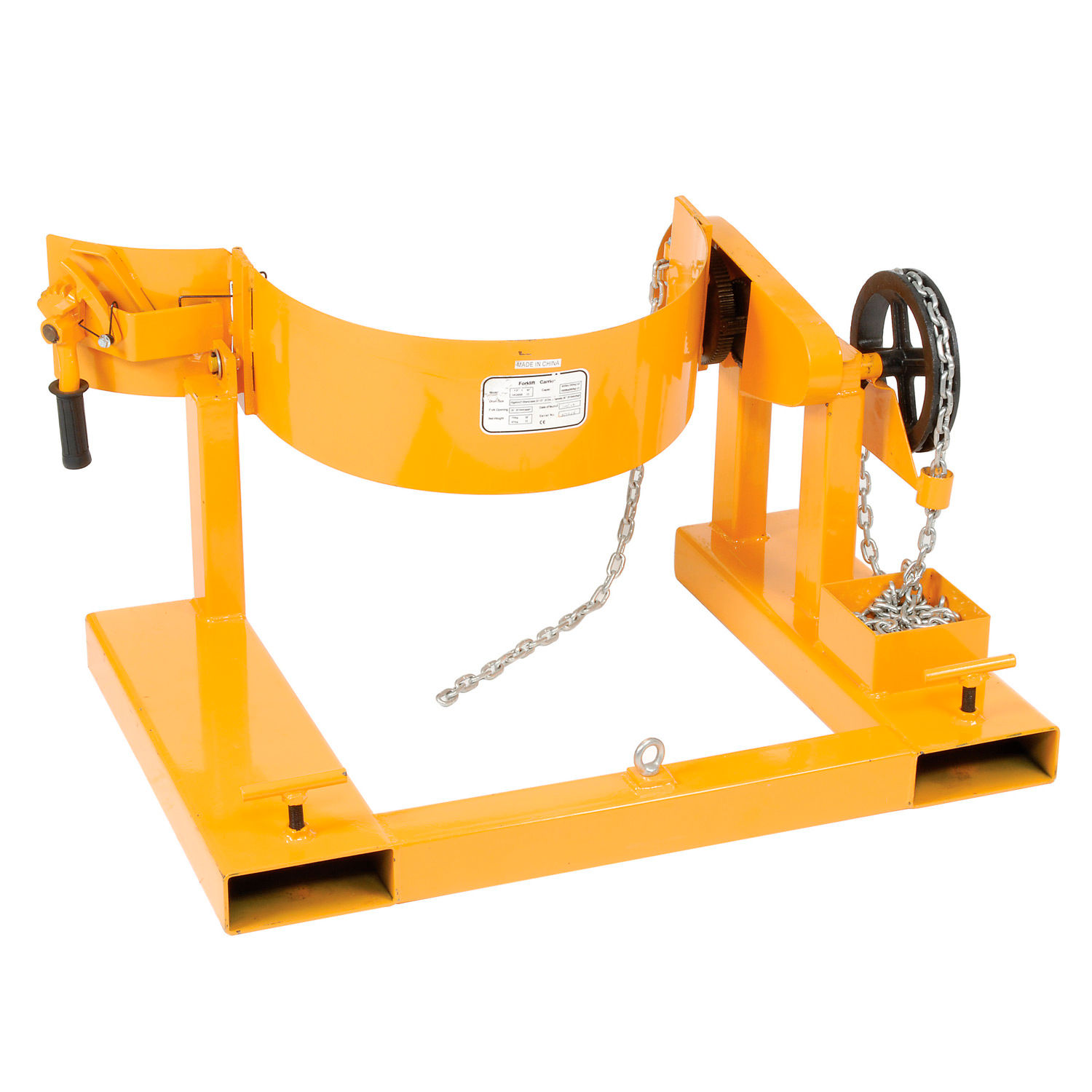 Drum & Barrel Lifters & Grabs Forklift Tilting Drum Dumper 1500 Lb