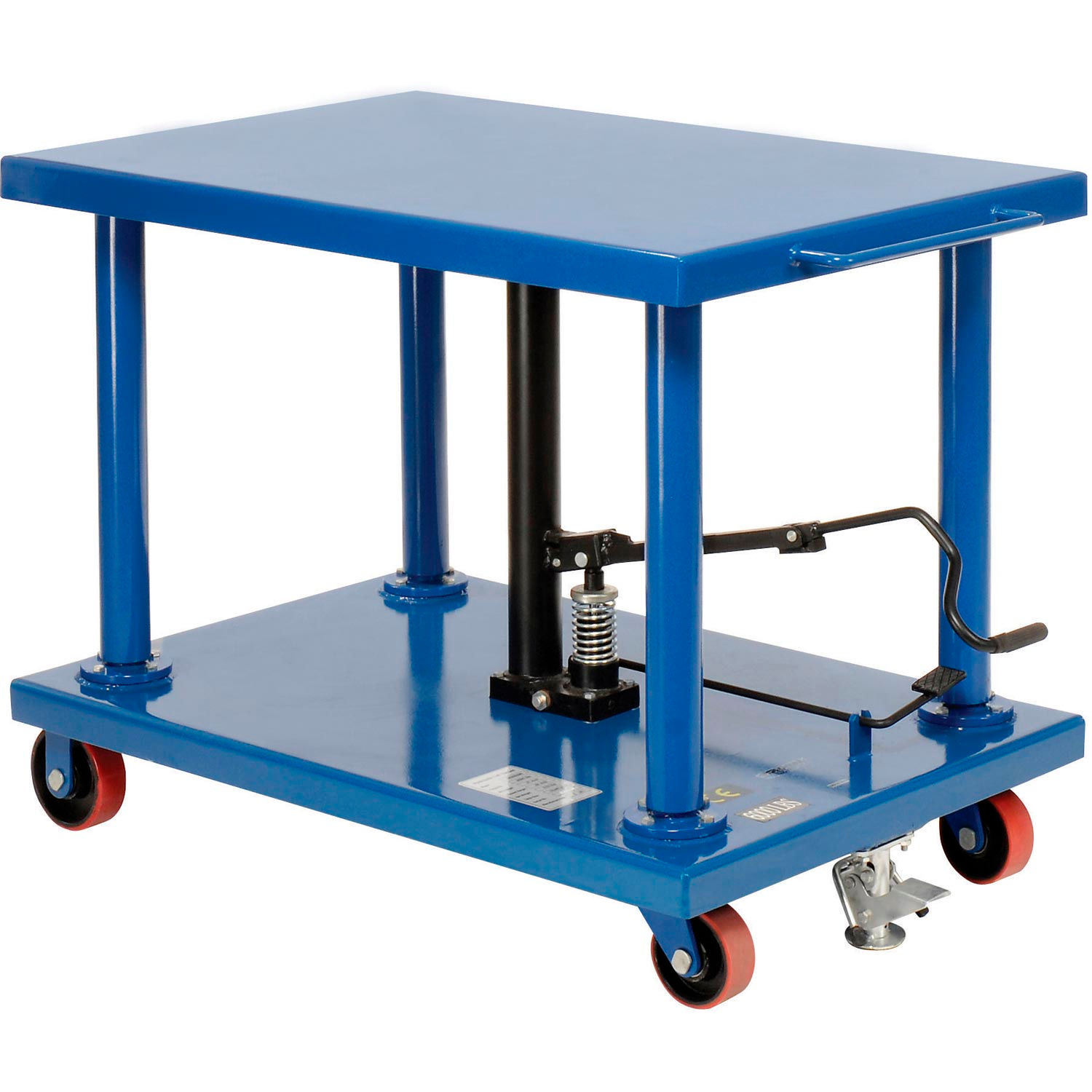 Global Industrial Work Positioning Post Lift Table Foot Control 6000 Lb ...