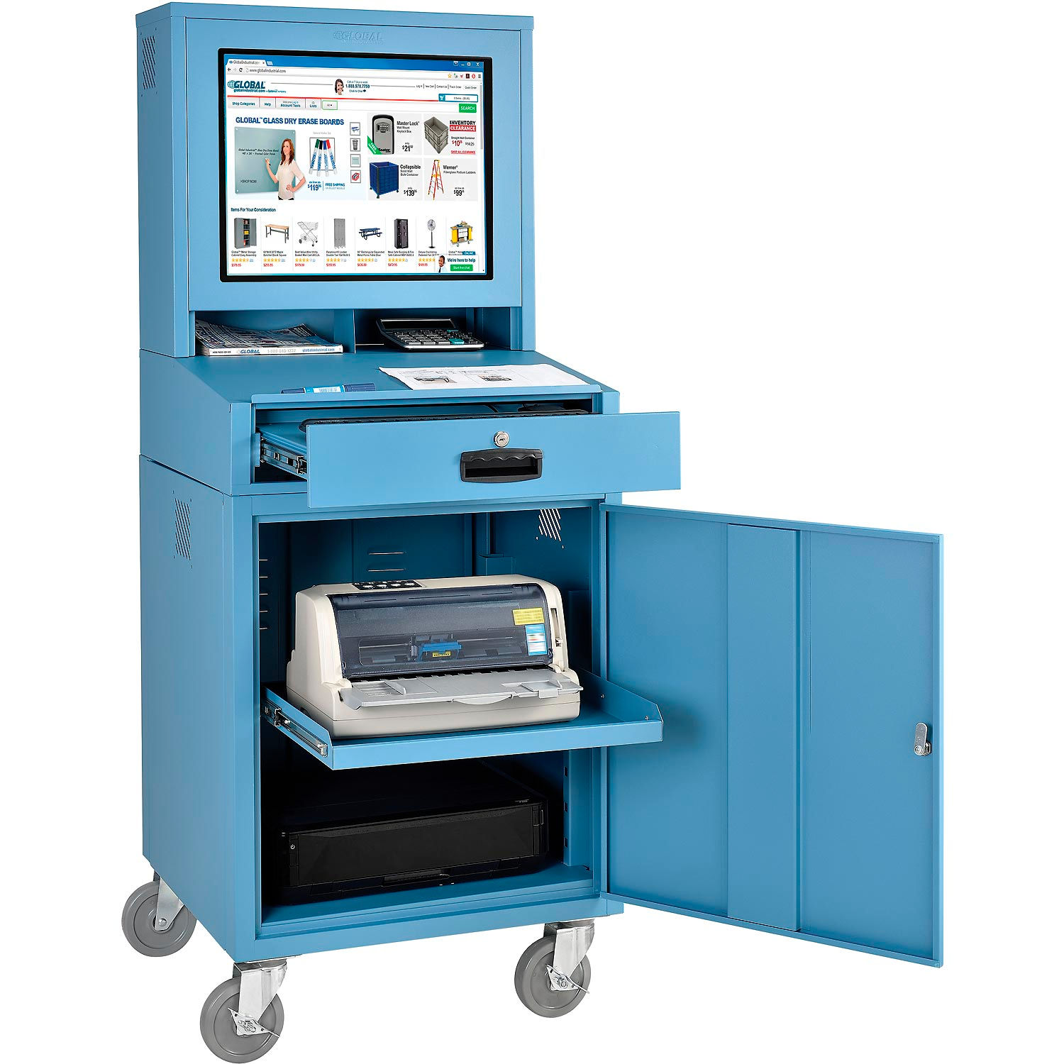 Computer Furniture Computer Global Industrial™ Mobile