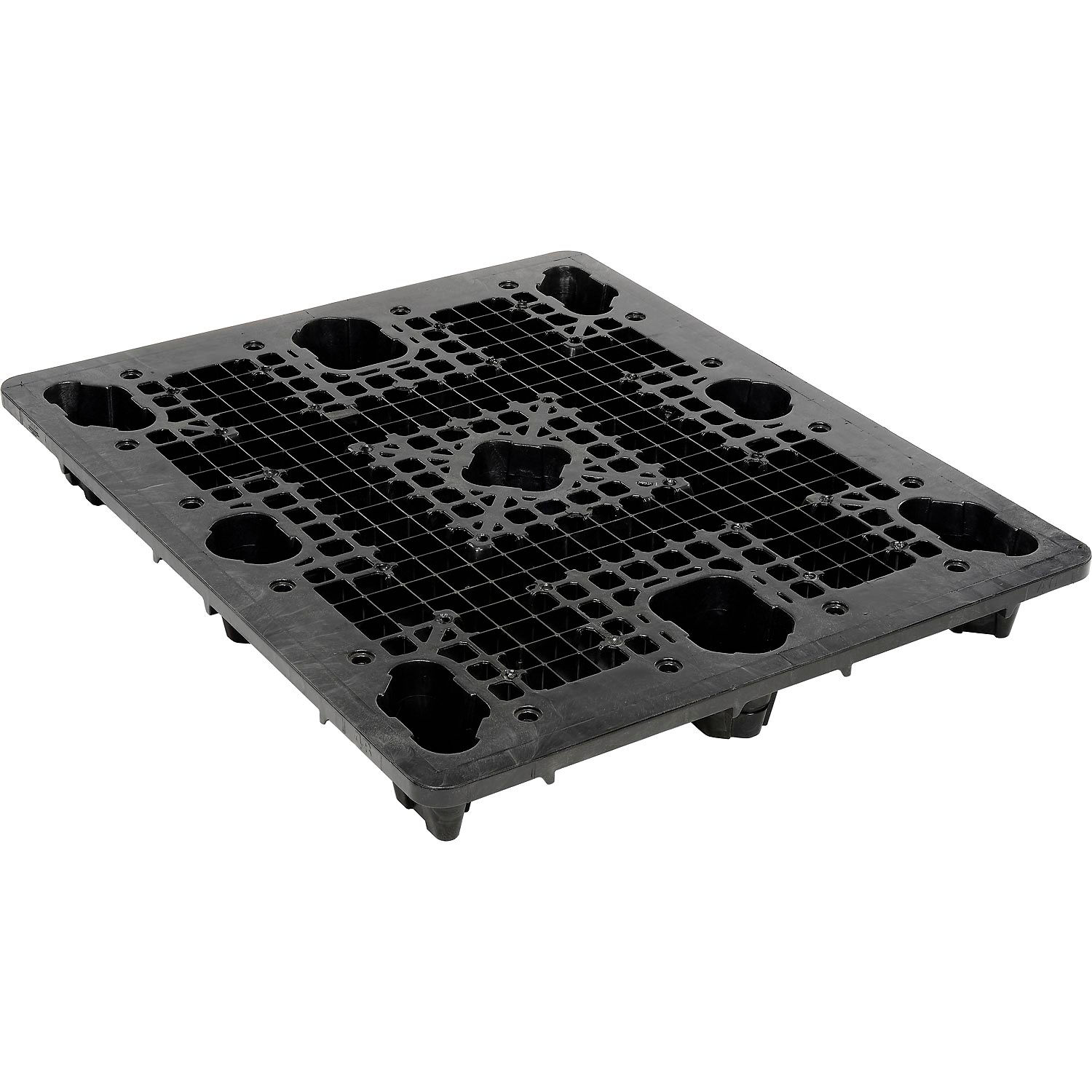 Global Industrial Nestable Double Deck Pallet Plastic4-Way48""x40 ...