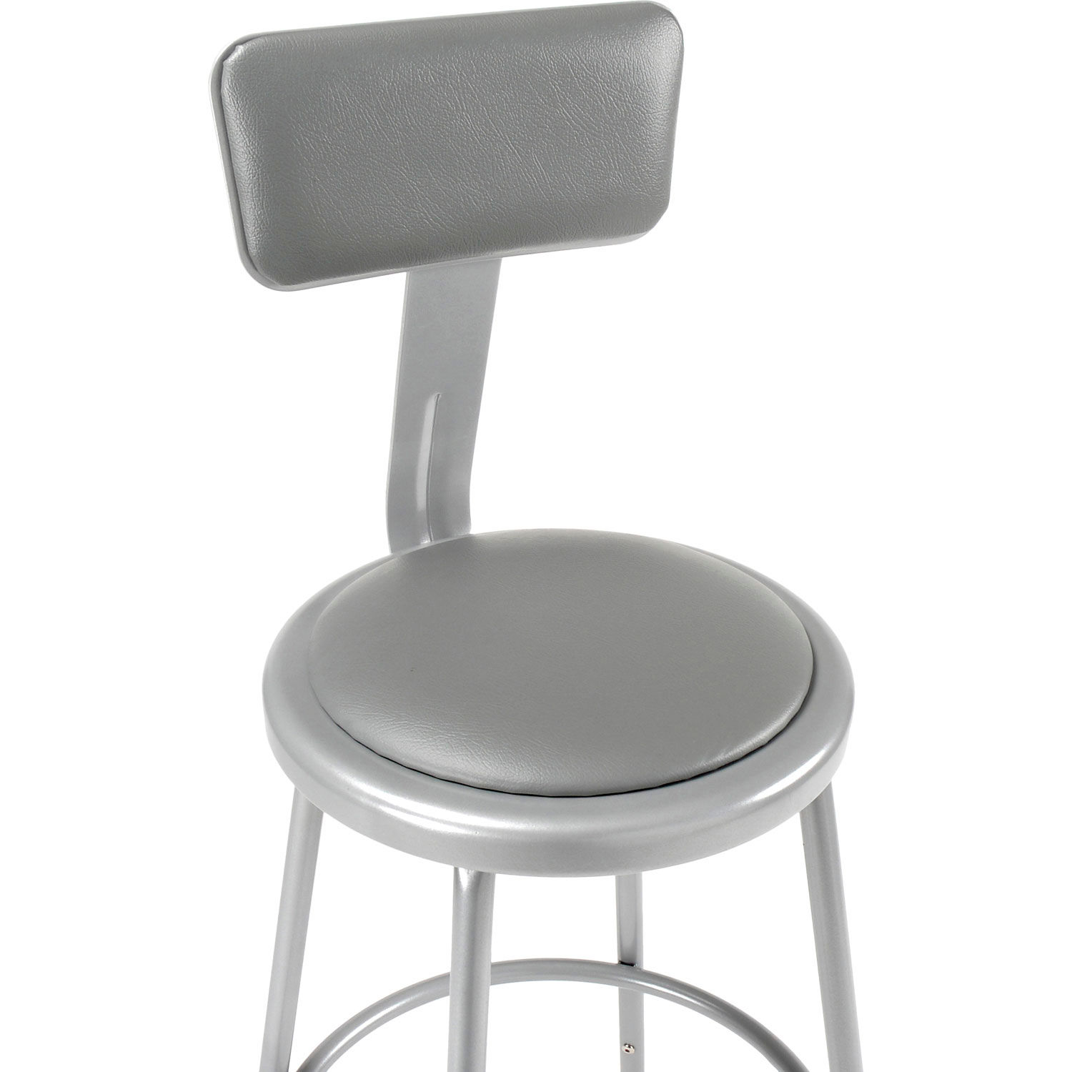 Stools | Steel & Wood | Shop Stool with Backrest and Padded Seat ...