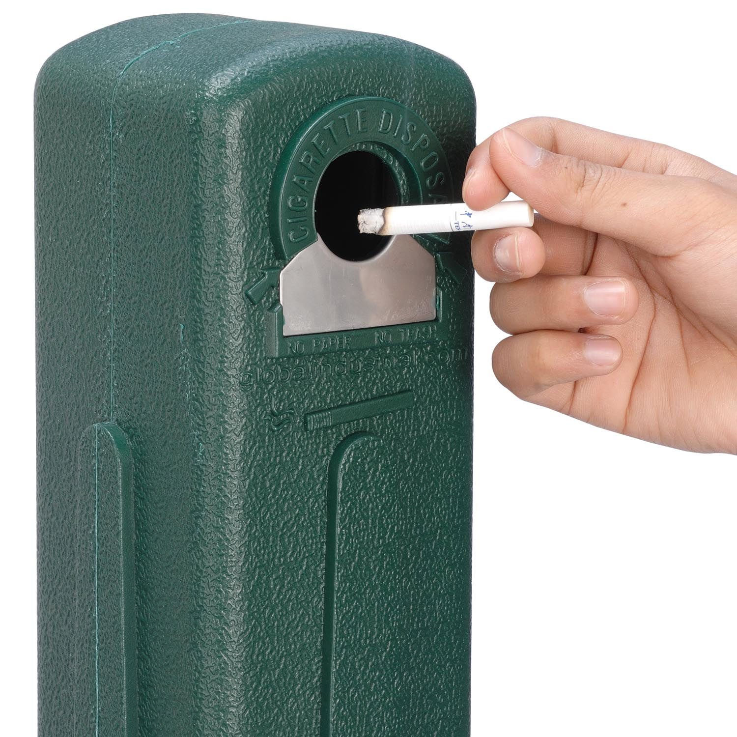 Outdoor Ashtrays Free Standing Ashtrays Global Industrial™ Green