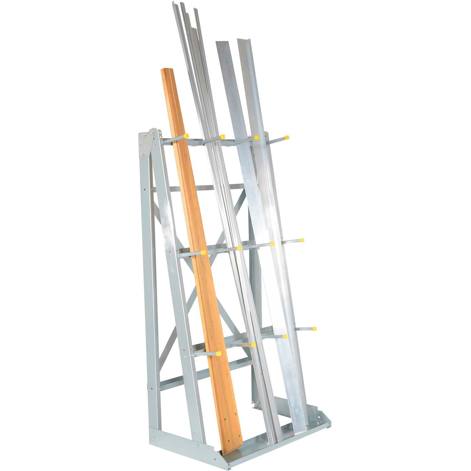 Bulk Rack Bar & Sheet Storage Vestil SRV, Vertical Bar Rack 37"W x