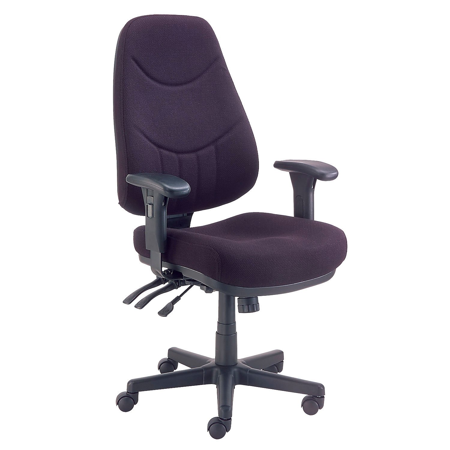 Chairs Fabric Upholstered Multifunctional Office Chair With Arms
