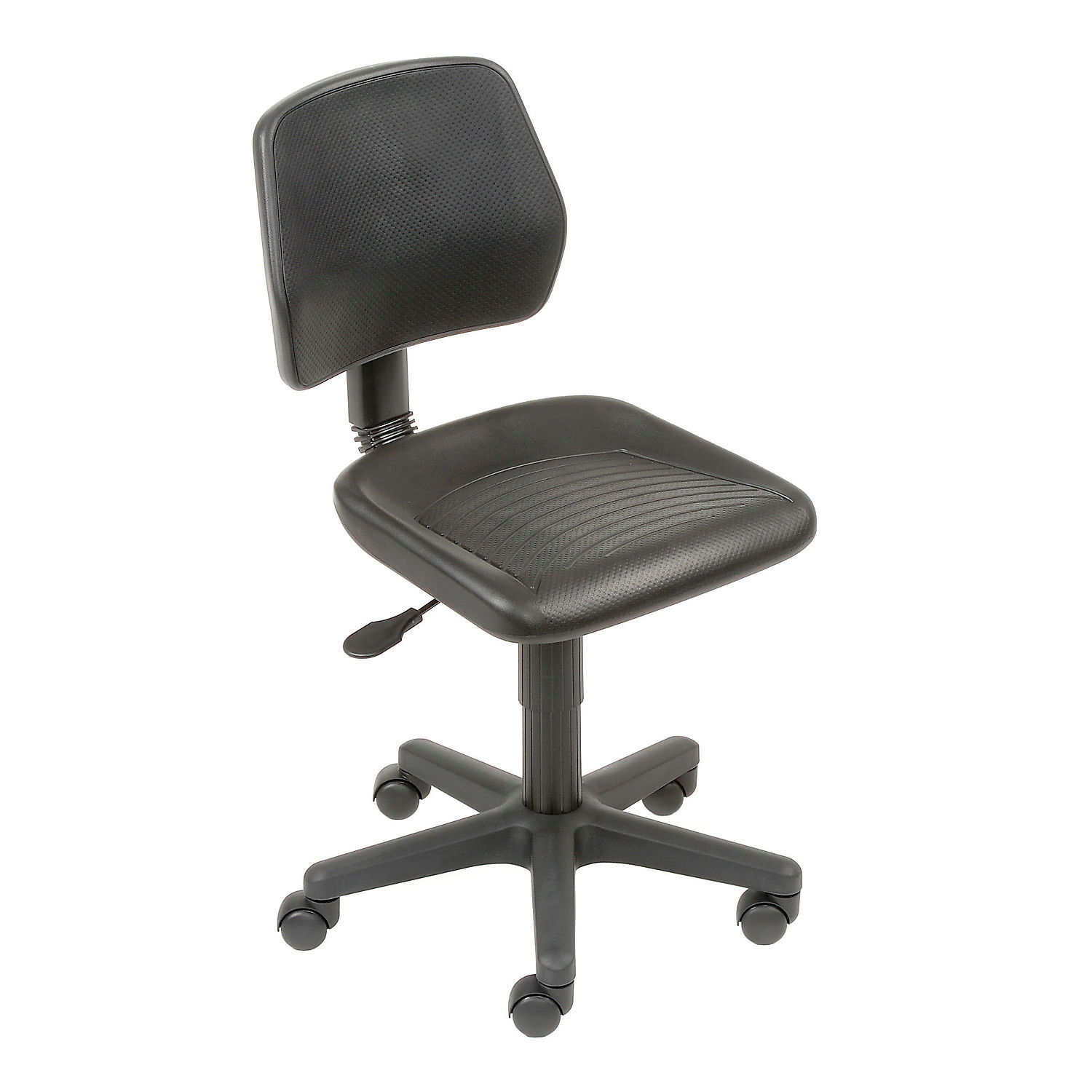 Chairs Polyurethane Industrial Task Chair Black