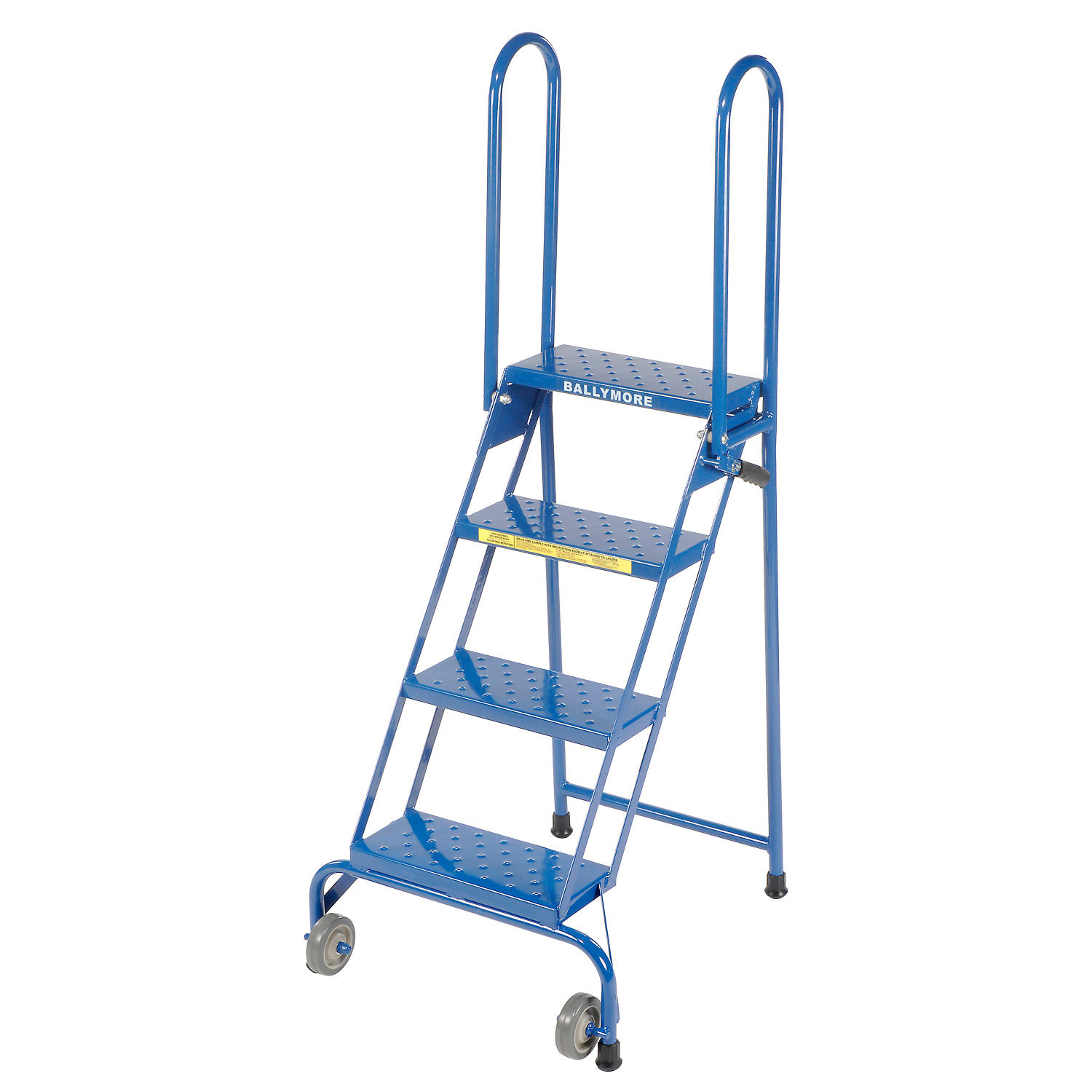 Ladders Rolling Steel Ladders 4 Step LockNStock Folding Ladder