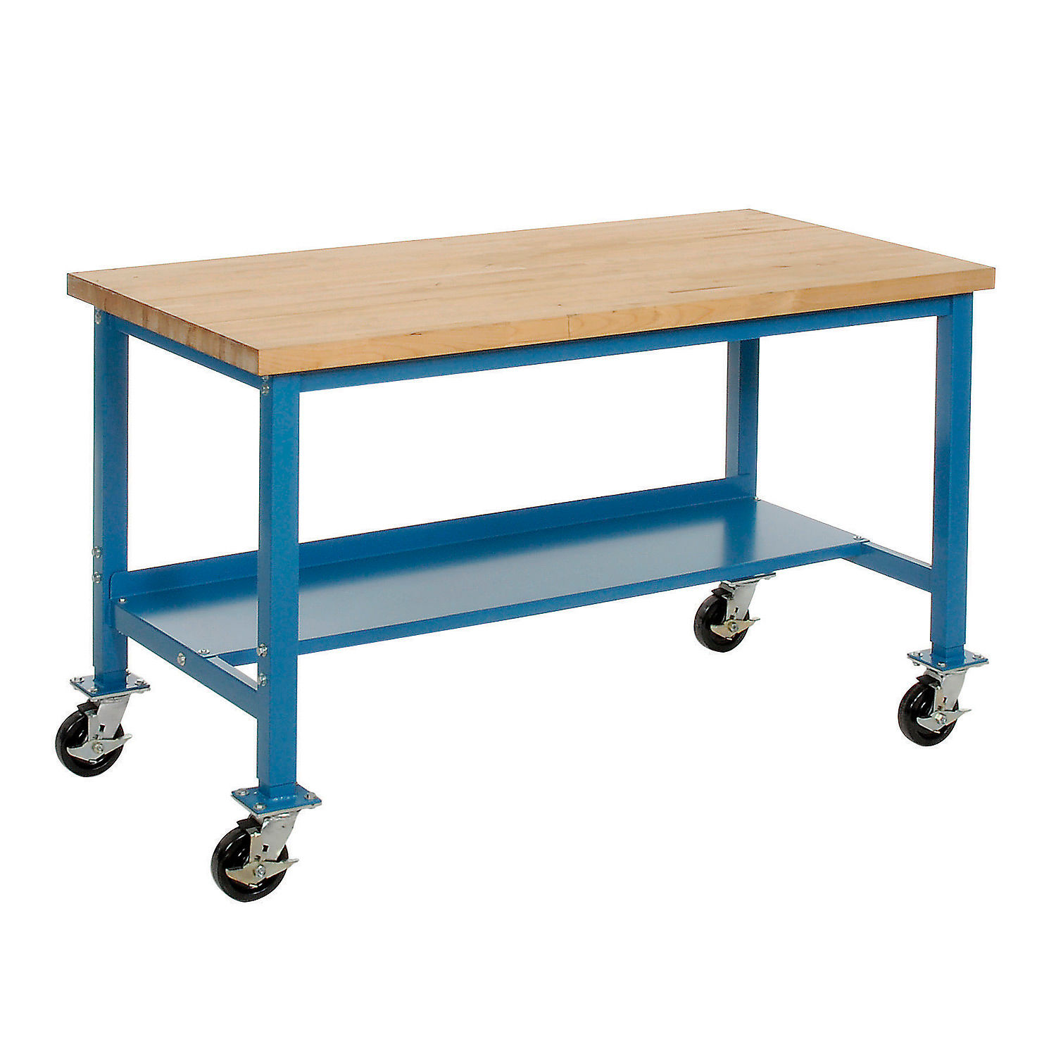 Mobile Work Bench Fixed Height 72"W x 36"D Mobile Production